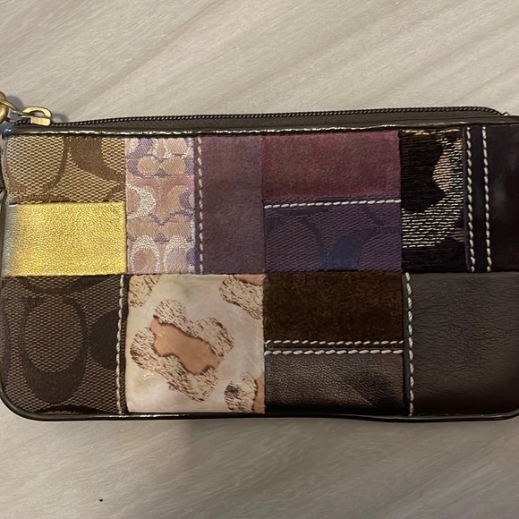 Coach Handbags - Multicolor Coach wristlet in great condition